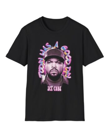 Ice Cube Airbrush Portrait Unisex Softstyle T-Shirt