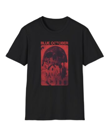 Blue October Skull Smile Unisex Softstyle T-Shirt
