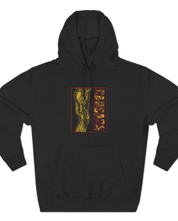 Carcass Three-Panel Fleece Hoodie