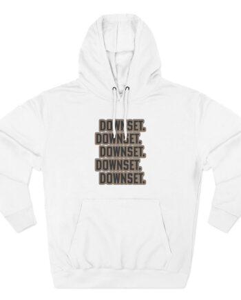 Downset Three-Panel Fleece Hoodie