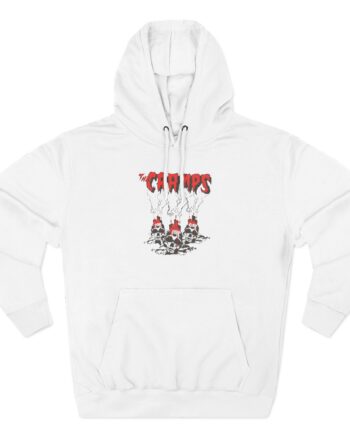 The Cramps Voodoo Skulls Three-Panel Fleece Hoodie