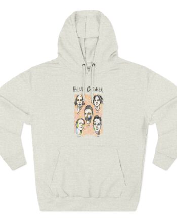 Blue October Caricature Three-Panel Fleece Hoodie