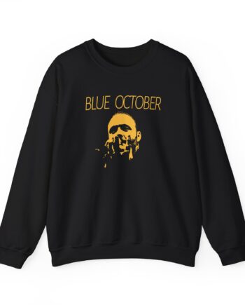 Blue October Midnight Foil Unisex Heavy Blend™ Crewneck Sweatshirt