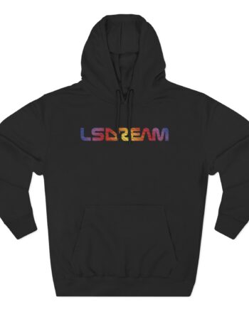 LSDREAM Logo Three-Panel Fleece Hoodie