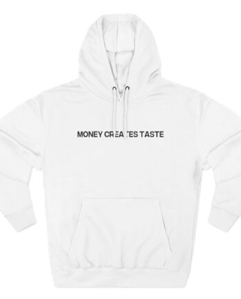 Jenny Holzer Money Creates Taste Three-Panel Fleece Hoodie
