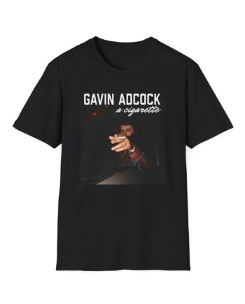 Gavin Adcock a Cigarette Black Photo Unisex Softstyle T-Shirt