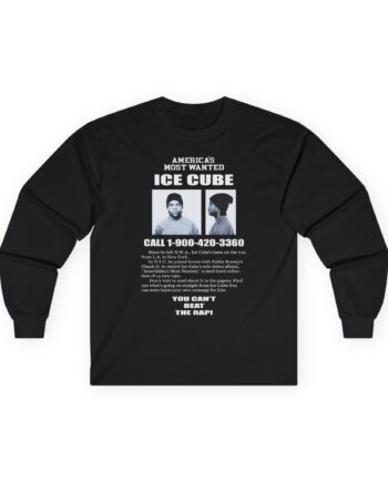 Ice Cube America's Most Wanted Unisex Ultra Cotton Long Sleeve Tee