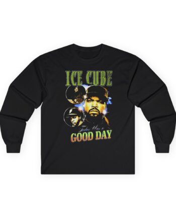 Ice Cube Good Day Photo Collage Unisex Ultra Cotton Long Sleeve Tee