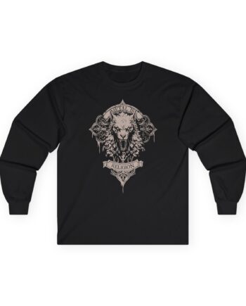 Powerwolf Wolfhead Unisex Ultra Cotton Long Sleeve Tee