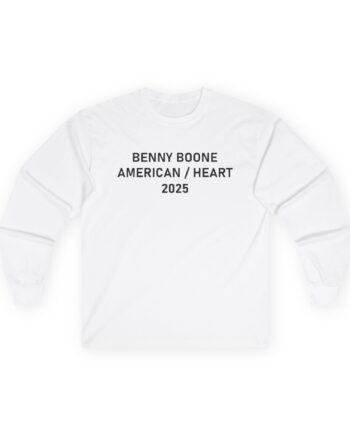 Benson Boone American Heart 2025 Unisex Ultra Cotton Long Sleeve Tee