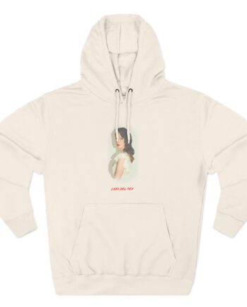 Lanadelrey Indio Portrait Three-Panel Fleece Hoodie