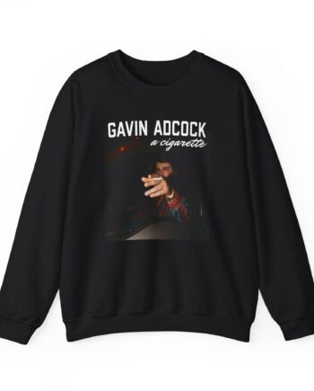 Gavin Adcock a Cigarette Black Photo Unisex Heavy Blend™ Crewneck Sweatshirt