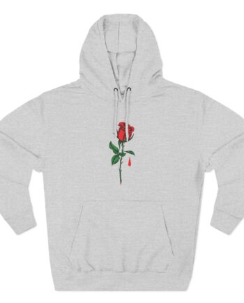 Blue October Big Rose Three-Panel Fleece Hoodie