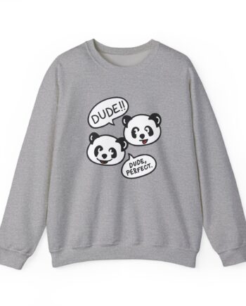 Dude Perfect Panda Comic Unisex Heavy Blend™ Crewneck Sweatshirt