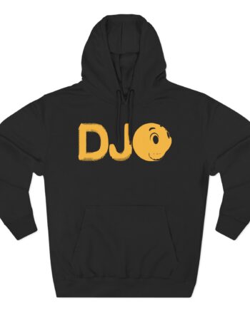 Djo Smiley Face Logo Three-Panel Fleece Hoodie