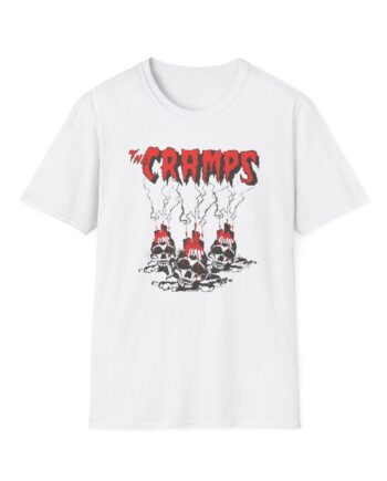The Cramps Voodoo Skulls Unisex Softstyle T-Shirt