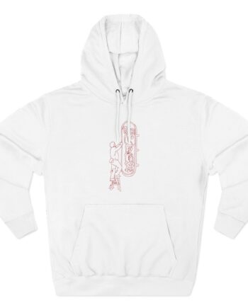 Djo The Crux Sign Ringer Three-Panel Fleece Hoodie