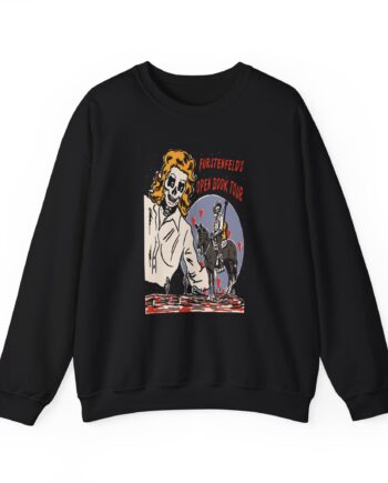 Blue October Open Book Skeleton Cowboy Unisex Heavy Blend™ Crewneck Sweatshirt