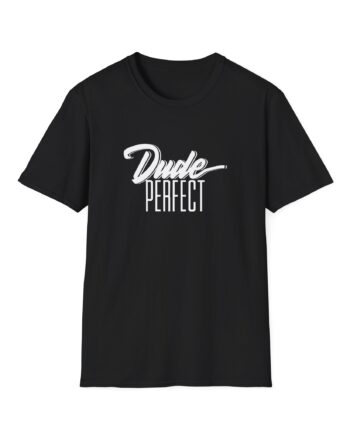 Dude Perfect Dude Script Unisex Softstyle T-Shirt
