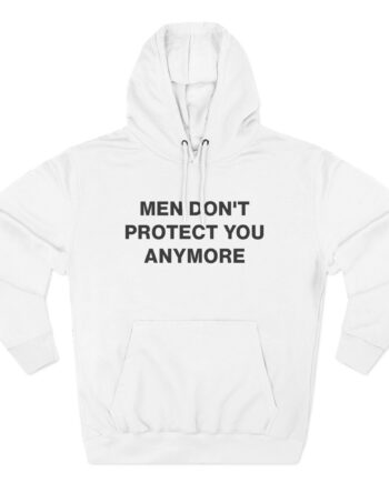 Jenny Holzer Men Don´t Protect You Anymore Three-Panel Fleece Hoodie