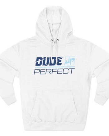 Dude Perfect Slash Wordmark Three-Panel Fleece Hoodie