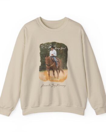 George Strait Amarillo by Morning Unisex Heavy Blend™ Crewneck Sweatshirt