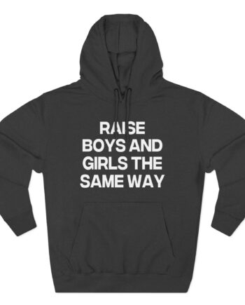 Jenny Holzer Raise the Same Way Three-Panel Fleece Hoodie