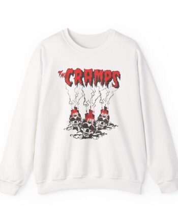The Cramps Voodoo Skulls Unisex Heavy Blend™ Crewneck Sweatshirt