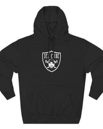 Ice Cube Shield Logo Three-Panel Fleece Hoodie