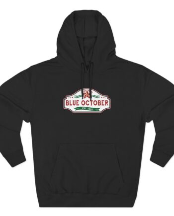 Blue October Est 1995 Three-Panel Fleece Hoodie