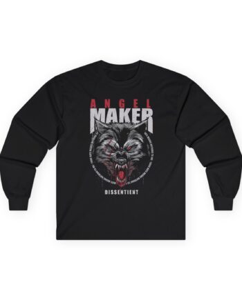 Angelmaker Battle Wolf Unisex Ultra Cotton Long Sleeve Tee