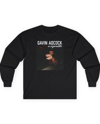 Gavin Adcock a Cigarette Black Photo Unisex Ultra Cotton Long Sleeve Tee