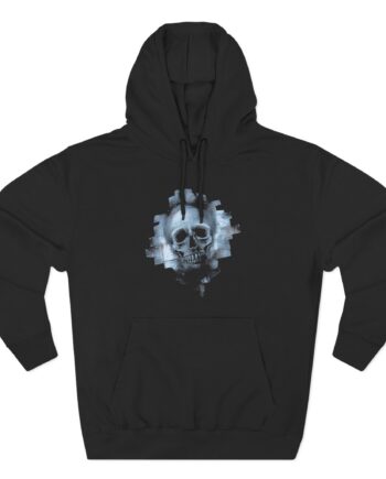 Thunderdome Skull Three-Panel Fleece Hoodie