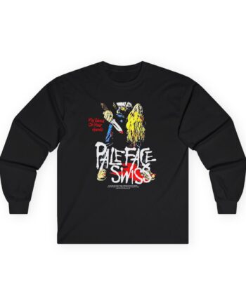 Paleface Swiss My Blood on Your Hands Washed Out Unisex Ultra Cotton Long Sleeve Tee
