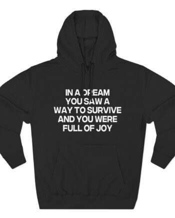 Jenny Holzer Money Creates Taste Three-Panel Fleece Hoodie