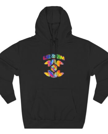 LSDREAM Starchild Three-Panel Fleece Hoodie