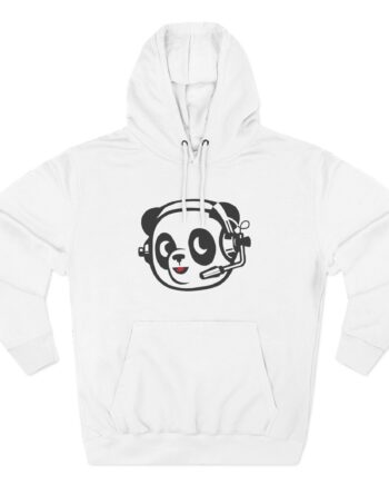Dude Perfect John Panda Headset Three-Panel Fleece Hoodie