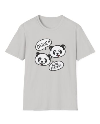 Dude Perfect Panda Comic Unisex Softstyle T-Shirt