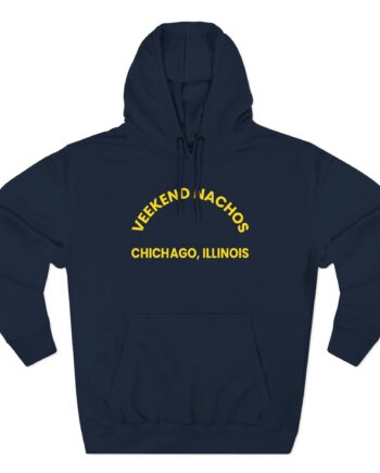Weekend Nachos Watch You Suffer Three-Panel Fleece Hoodie