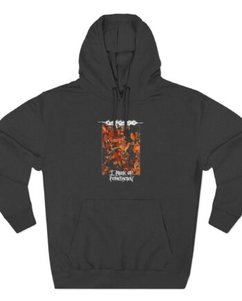 Carcass Three-Panel Fleece Hoodie
