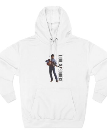 George Strait Heather Denim Silhouette Three-Panel Fleece Hoodie