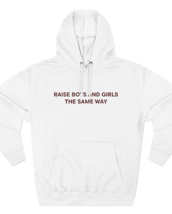 Jenny Holzer Raise the Same Way Three-Panel Fleece Hoodie