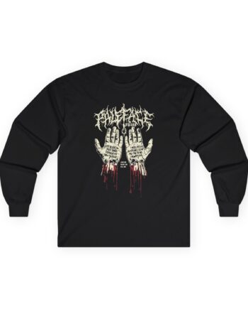 Paleface Swiss Bloody Hands Unisex Ultra Cotton Long Sleeve Tee