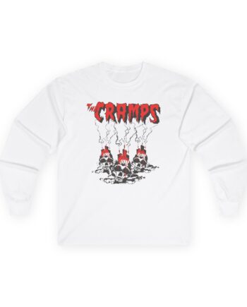 The Cramps Voodoo Skulls Unisex Ultra Cotton Long Sleeve Tee
