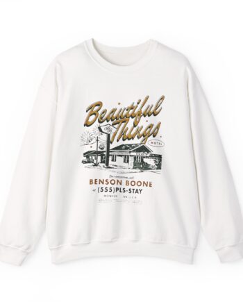 Benson Boone Beautiful Things Motel Unisex Heavy Blend™ Crewneck Sweatshirt