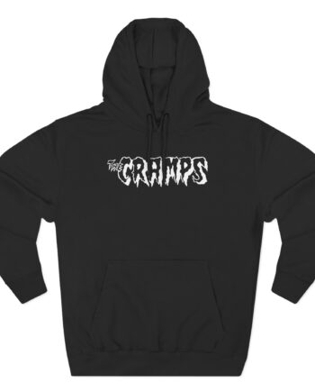 The Cramps Logo Three-Panel Fleece Hoodie