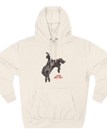 Lanadelrey Indio Knit Three-Panel Fleece Hoodie