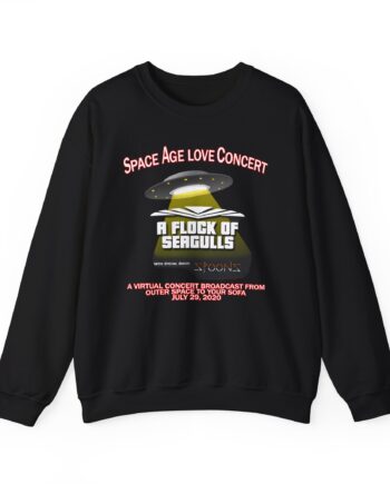 A Flock of Seagulls Space Age Love Concert Unisex Heavy Blend™ Crewneck Sweatshirt