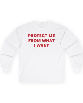 Jenny Holzer Protect Me From What I Want Unisex Ultra Cotton Long Sleeve Tee