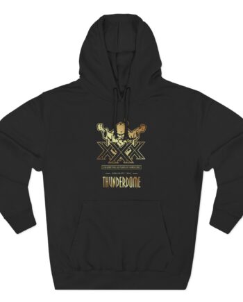 Thunderdome 30 Years of Hardcore Three-Panel Fleece Hoodie